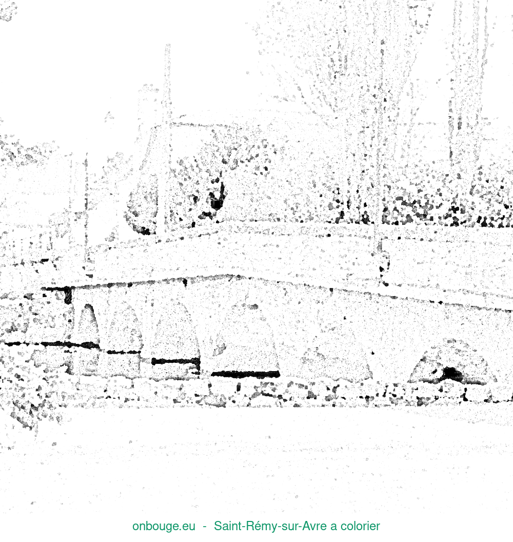 Coloriage de Saint-Rémy-sur-Avre