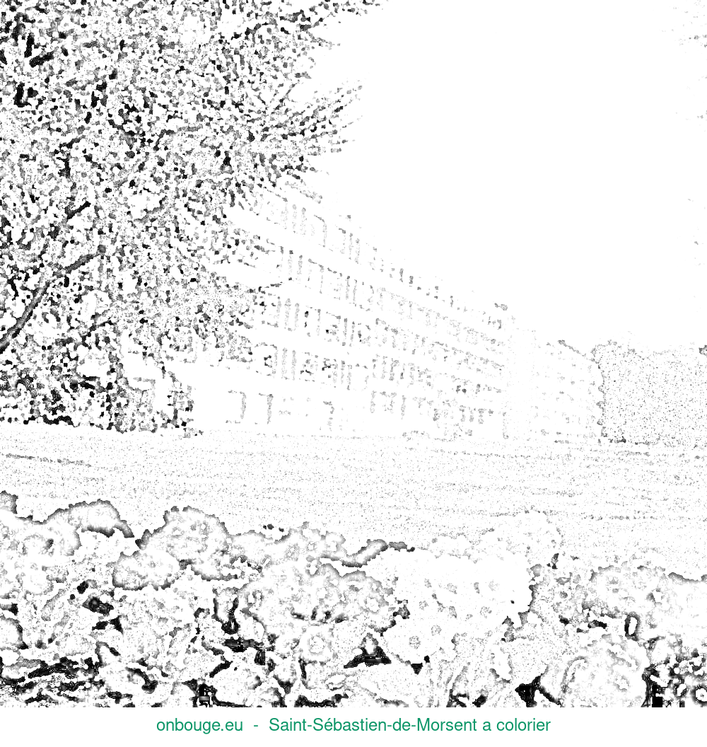 Coloriage de Saint-Sébastien-de-Morsent