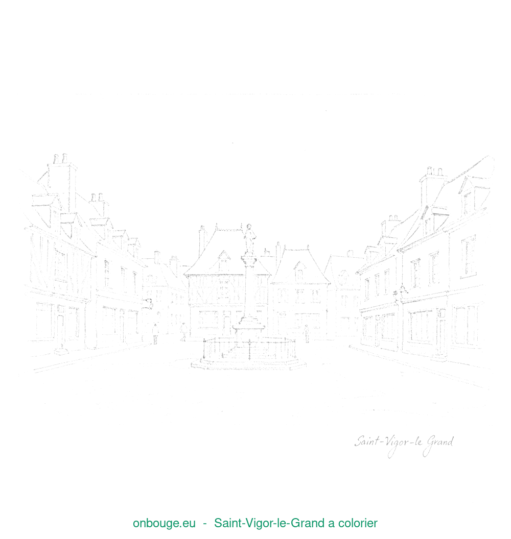 Coloriage de Saint-Vigor-le-Grand