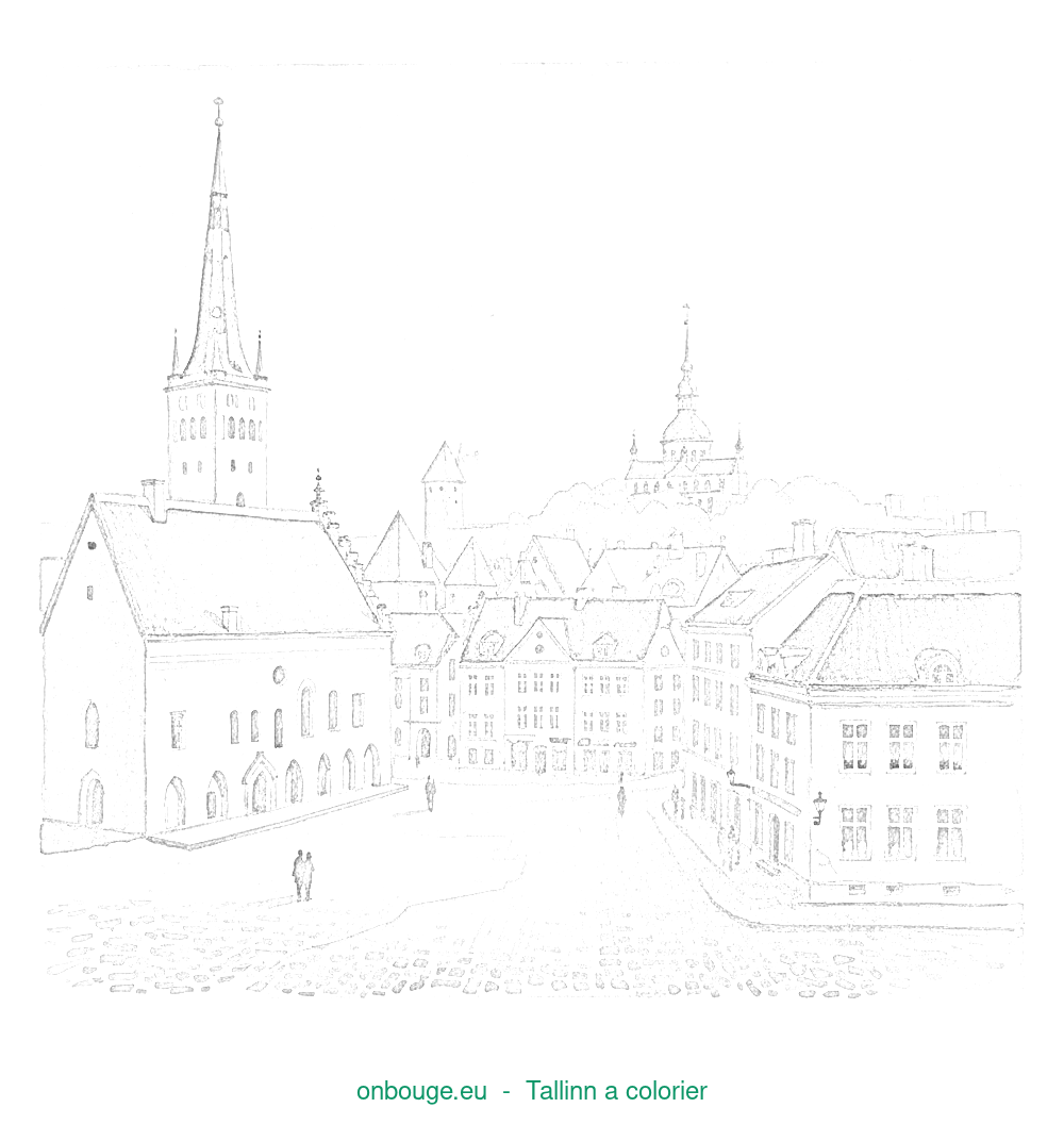 Coloriage de Tallinn