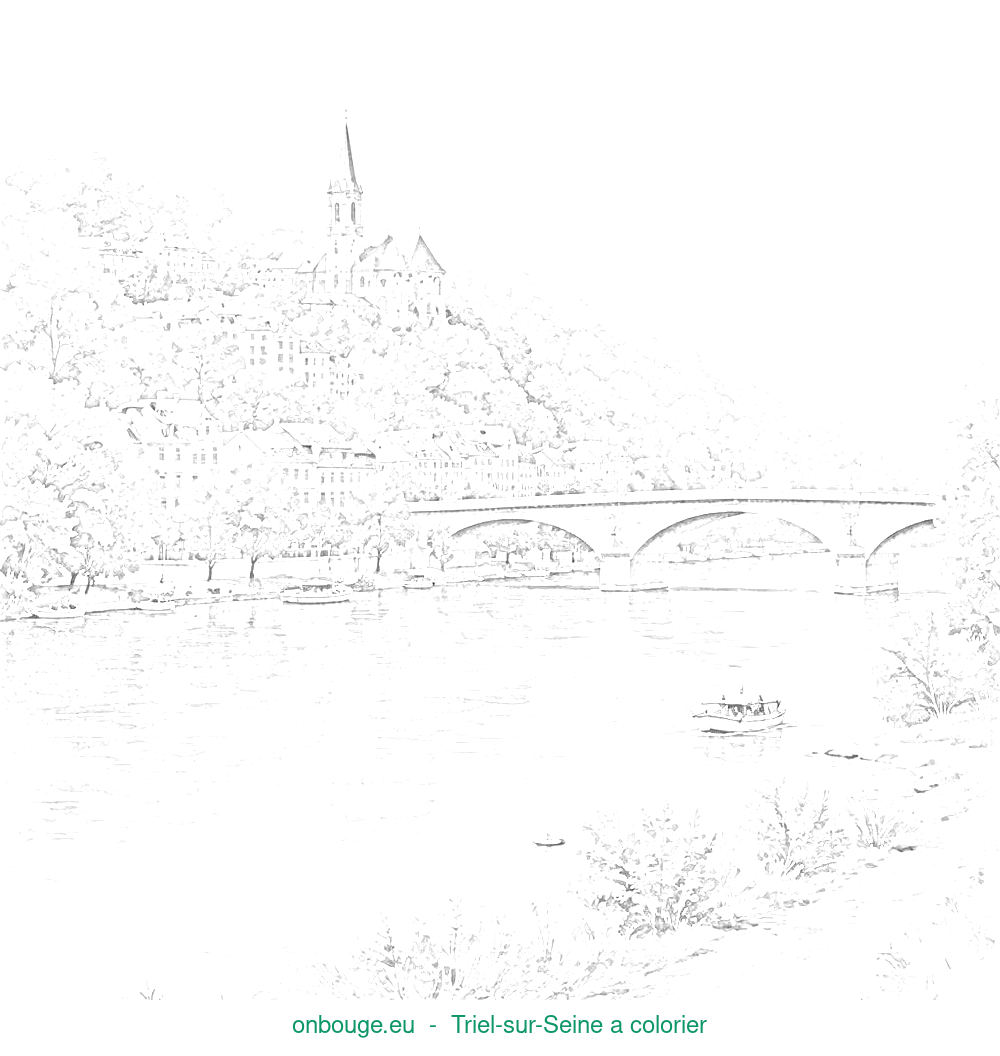 Coloriage de Triel-sur-Seine