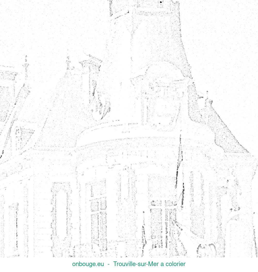 Coloriage de Trouville-sur-Mer