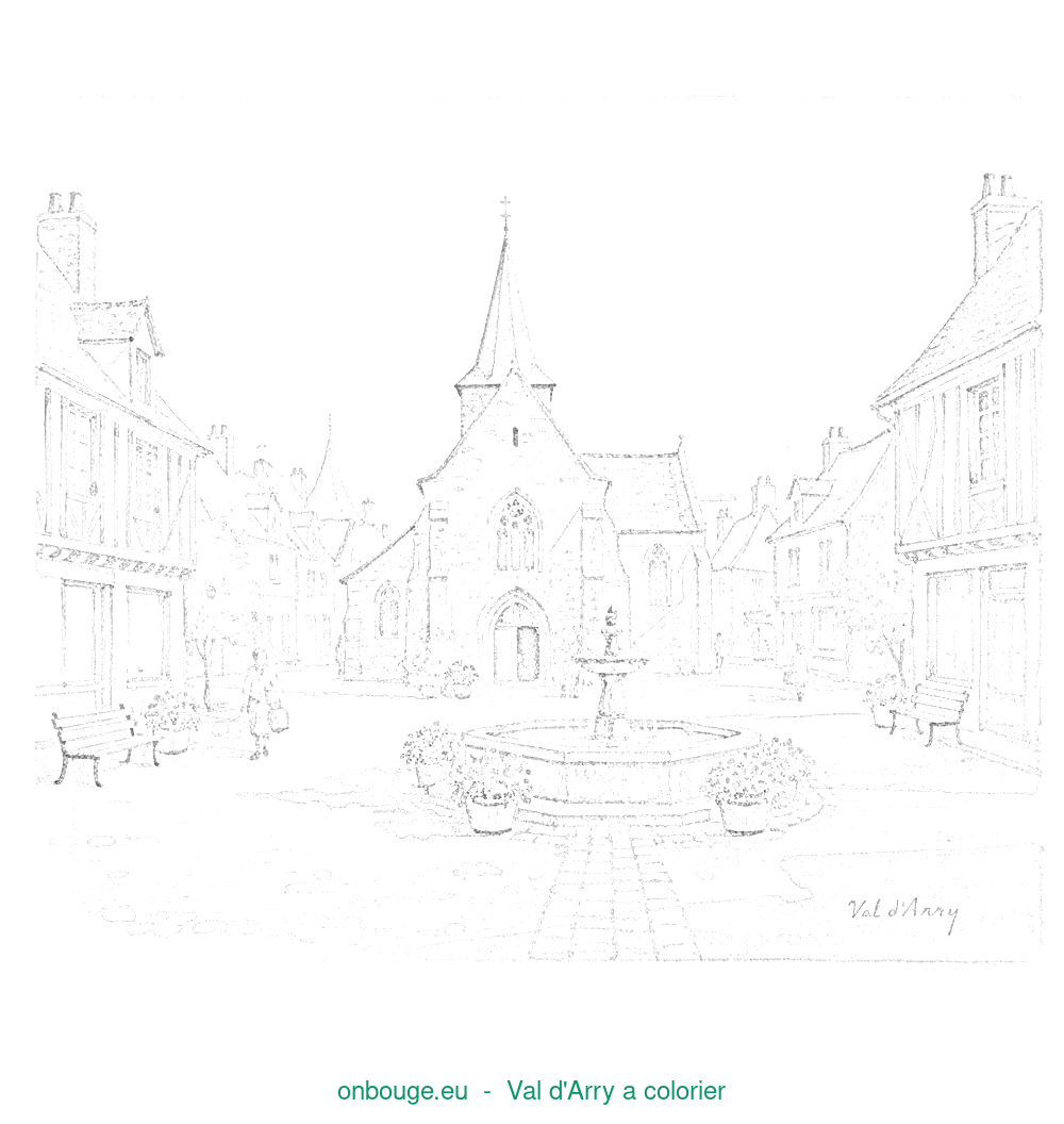 Coloriage de Val d'Arry