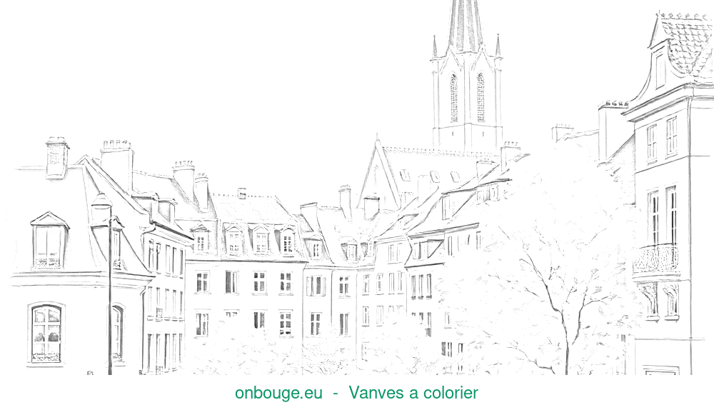 Coloriage de Vanves