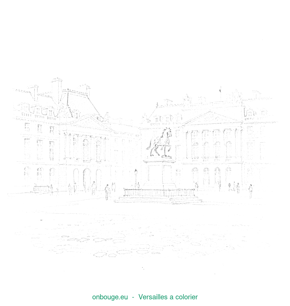 Coloriage de Versailles