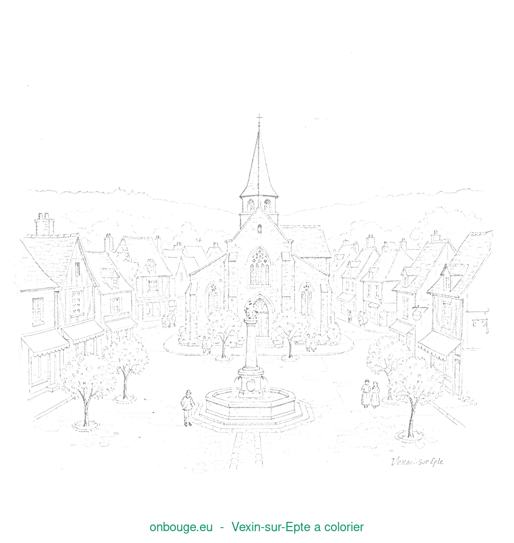 Coloriage de Vexin-sur-Epte