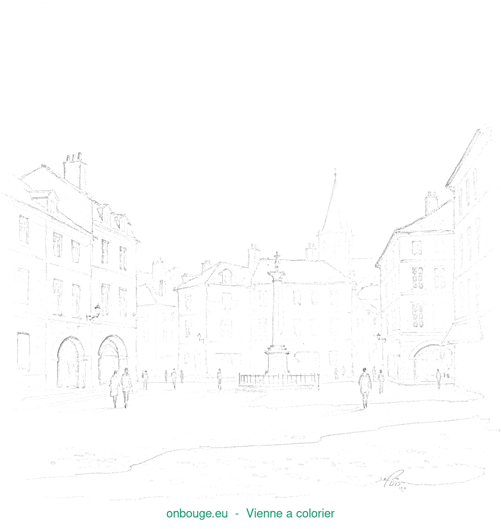 Coloriage de Vienne