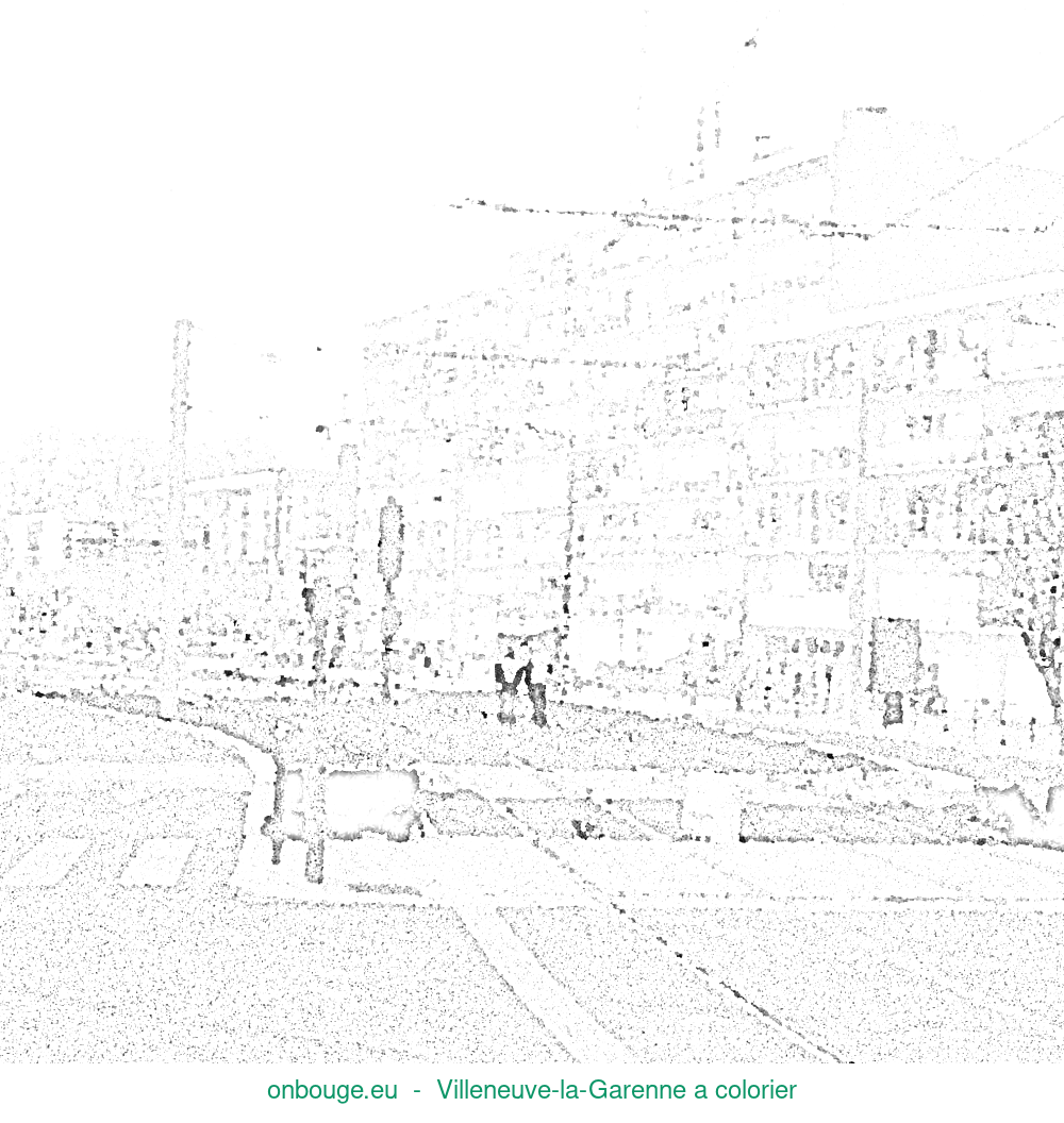 Coloriage de Villeneuve-la-Garenne