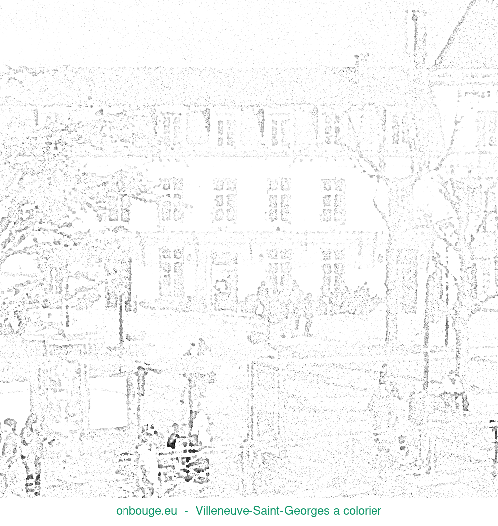 Coloriage de Villeneuve-Saint-Georges