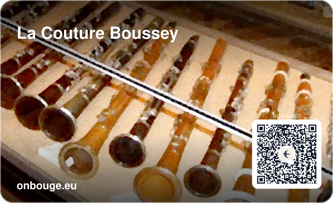 La Couture-Boussey — carte OnBouge avec QR code