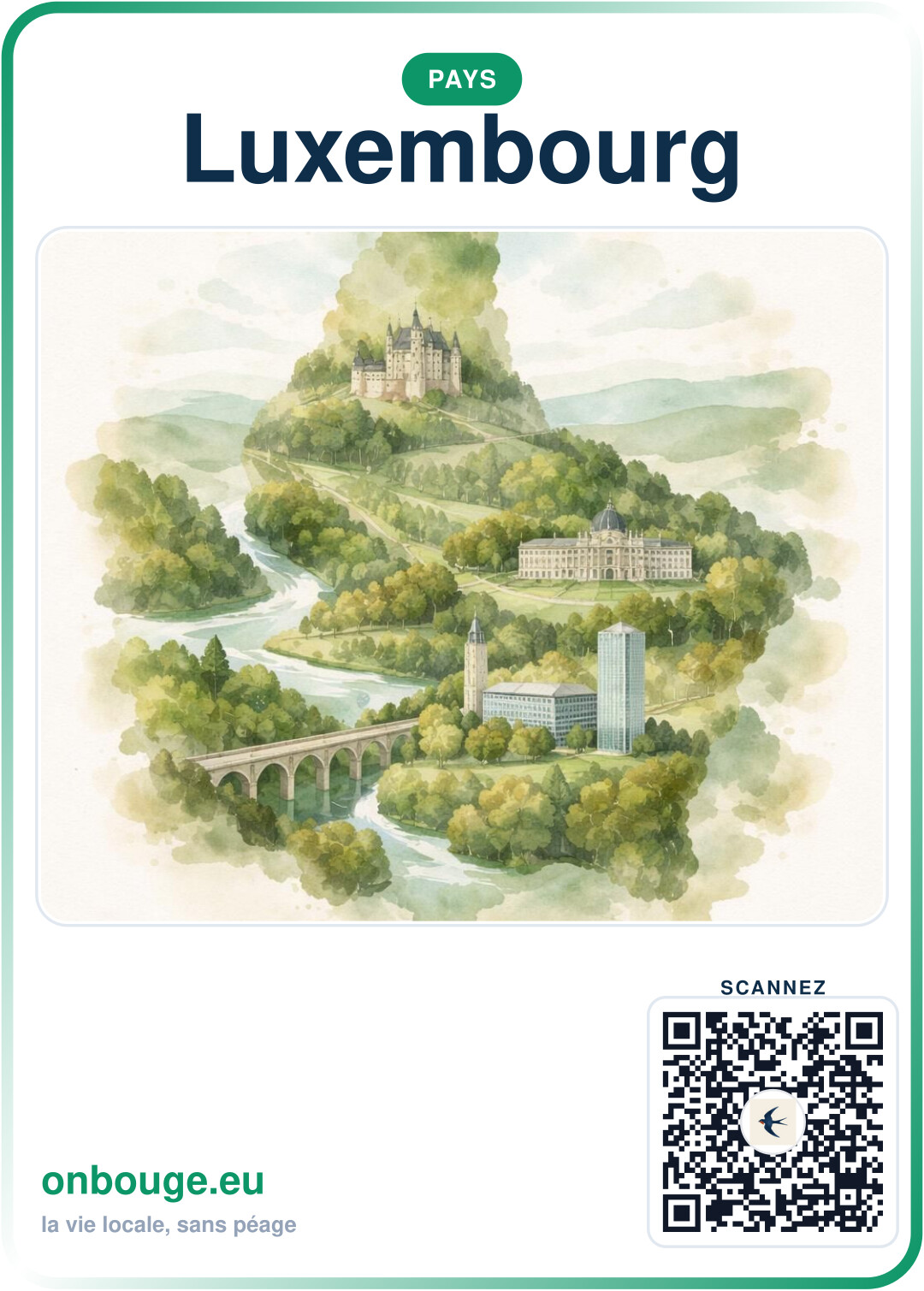 Luxembourg — carte OnBouge avec QR