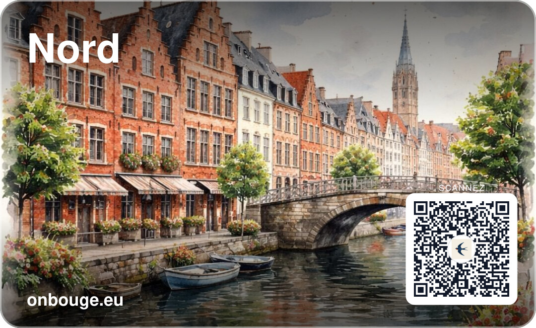 Aquarelle Nord — carte OnBouge avec QR
