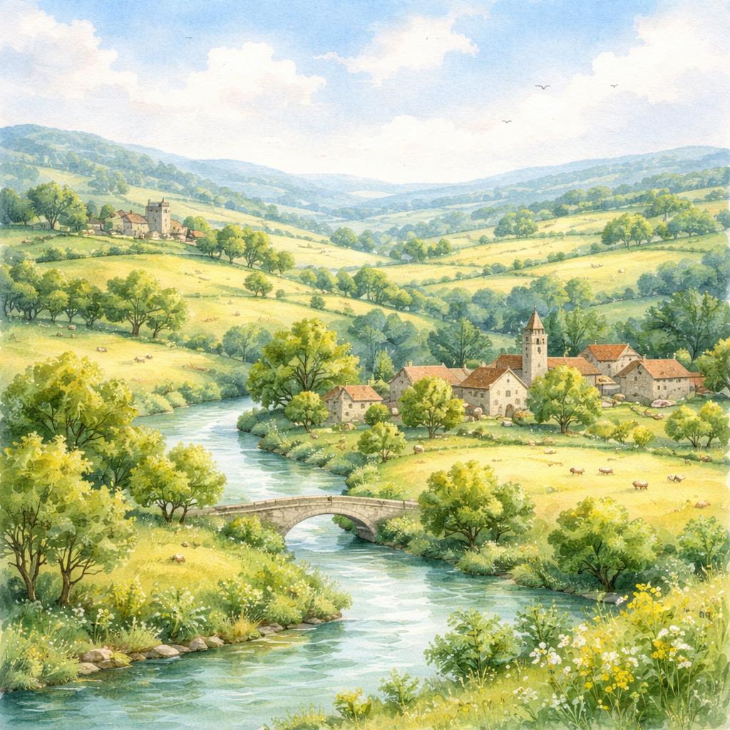 Haute-Saône — illustration départementale (aquarelle de la ville à venir)