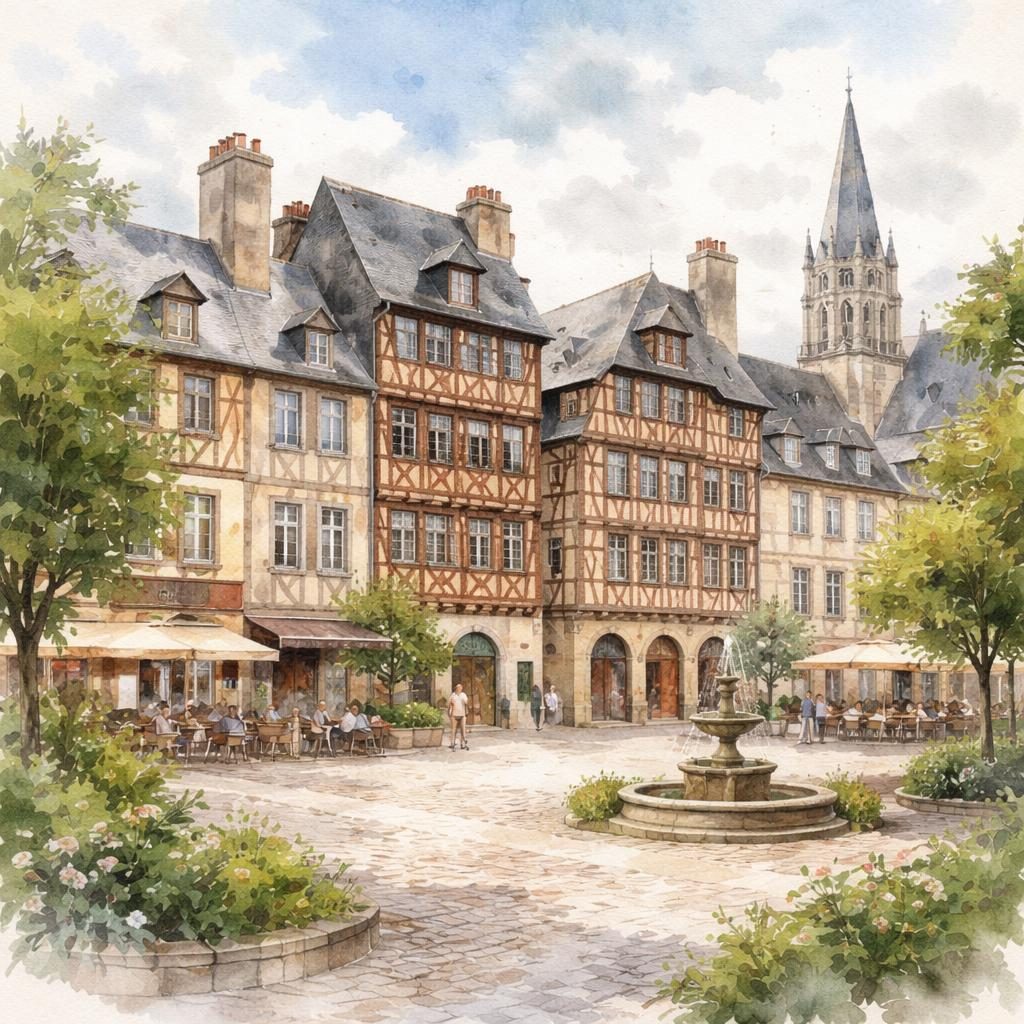 Ille-et-Vilaine — illustration départementale (aquarelle de la ville à venir)