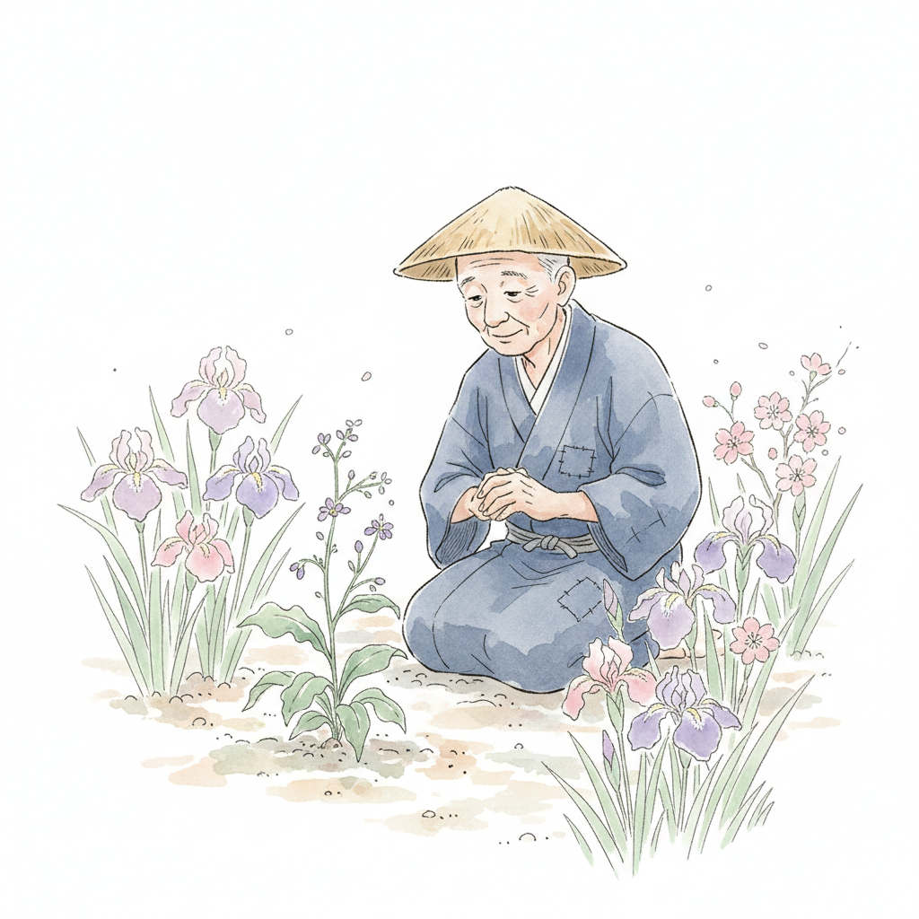 Jardinier Et La Mauvaise Herbe