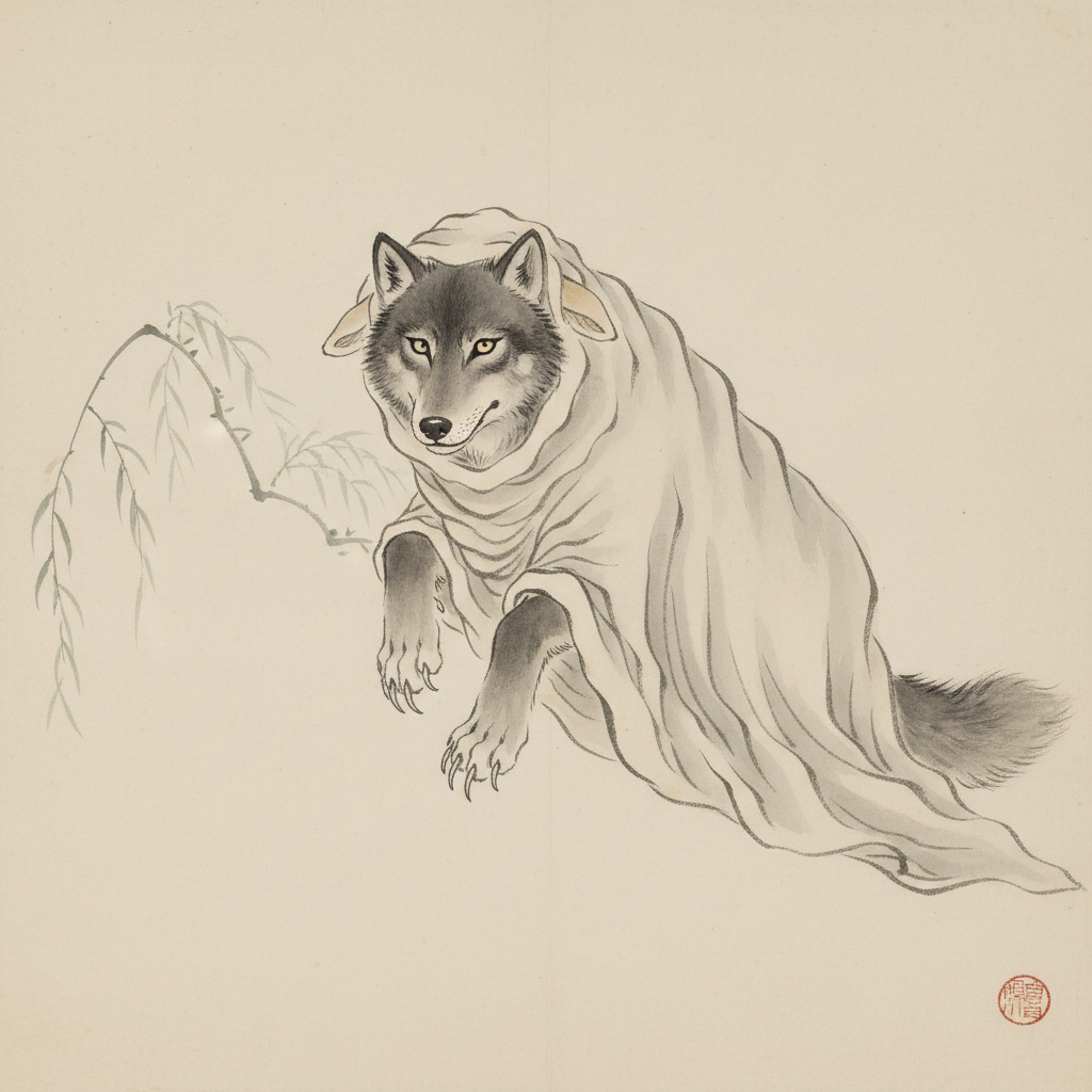 Loup Mouton Peau