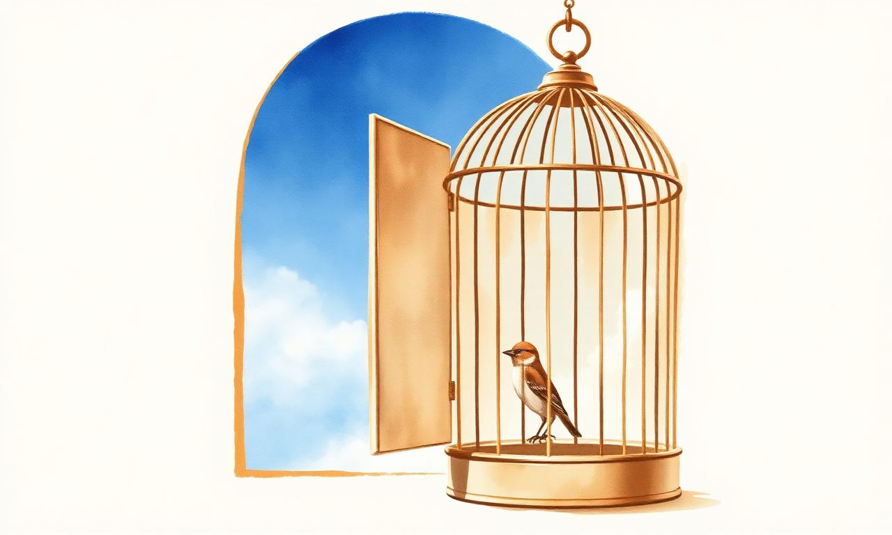 P14 Oiseau Cage