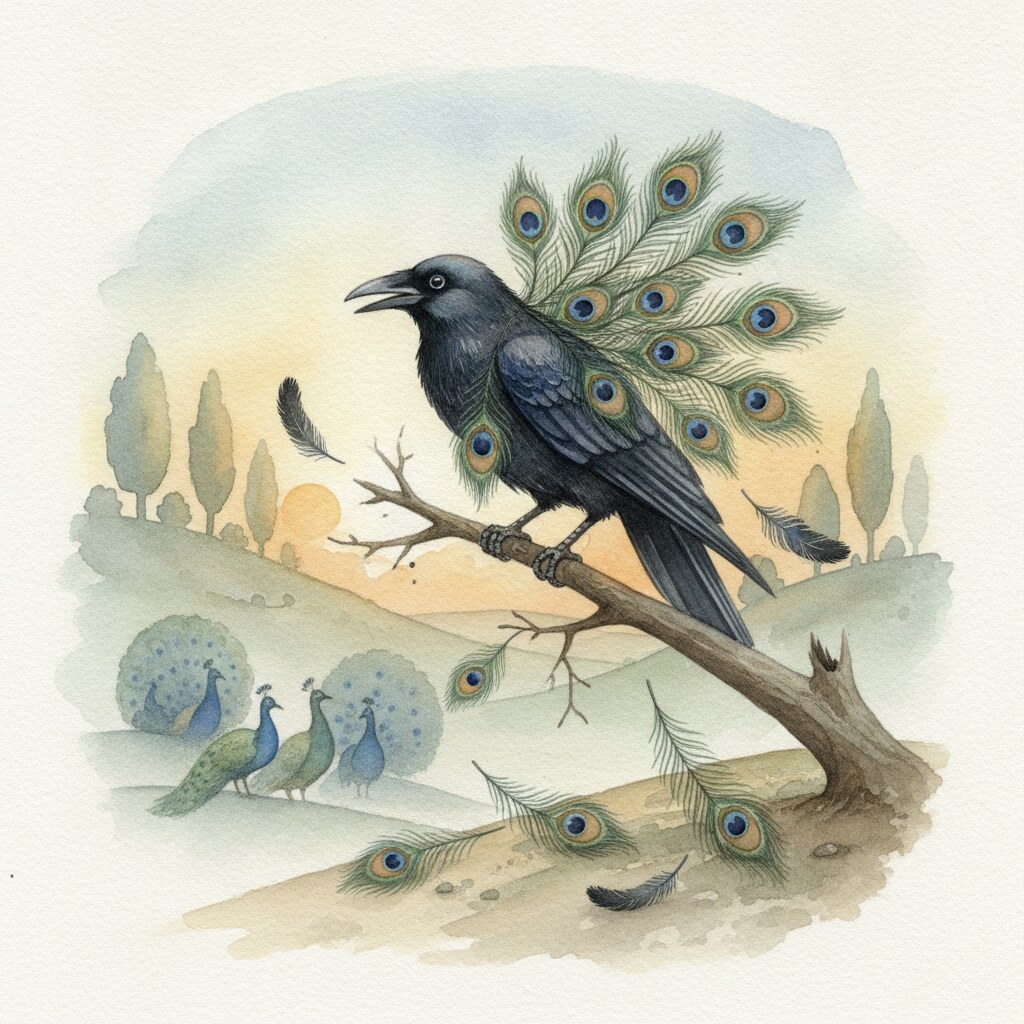 P149 Corbeau Paon