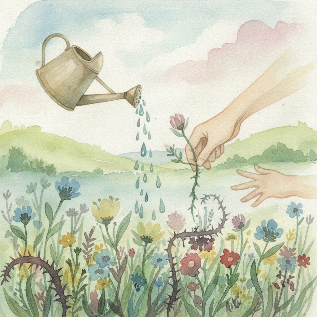 P202 Jardinier Et La Mauvaise Herbe