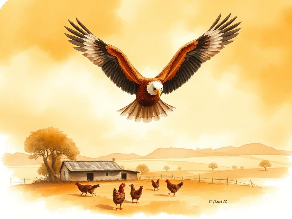 P44 Aigle Poules