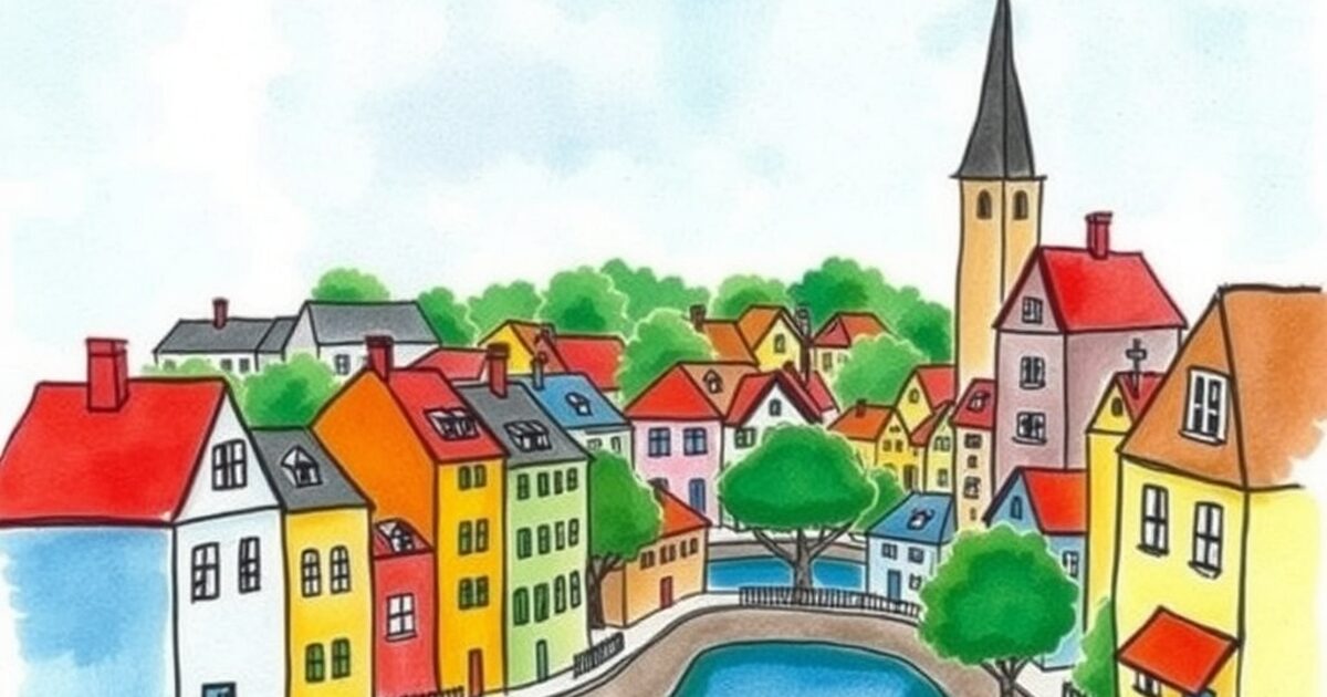 🎨 Champigny-sur-Marne imaginada por un niño