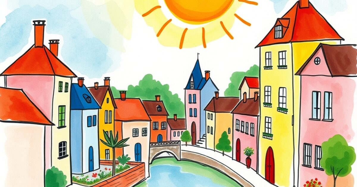 🎨 Fontenay-aux-Roses imaginada por uma criança
