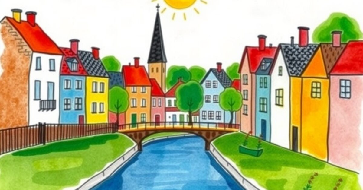 🎨 Les Clayes-sous-Bois imagined by a child
