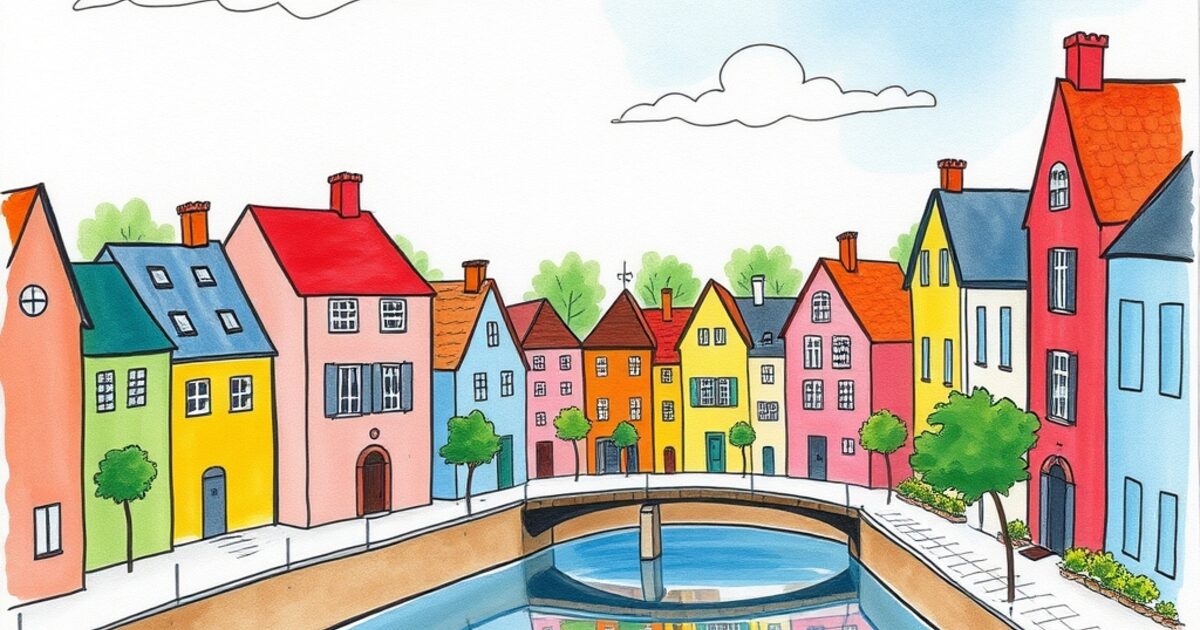 🎨 Verneuil-sur-Seine imagined by a child
