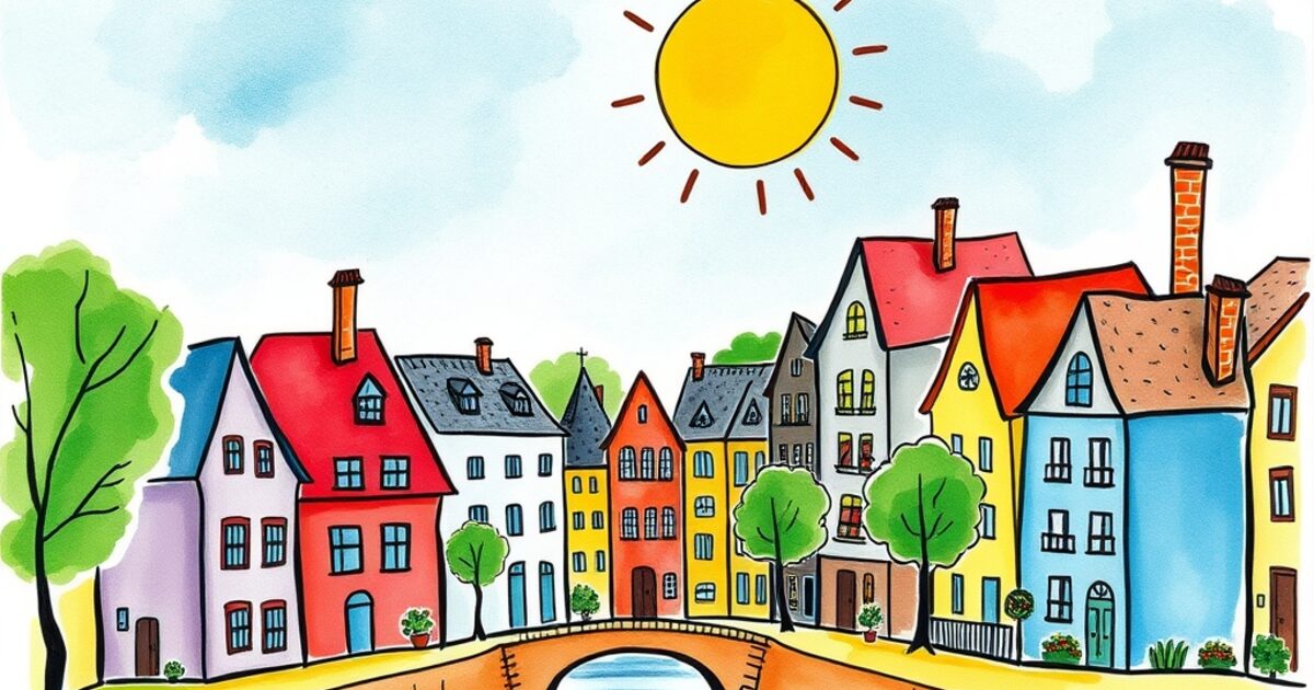 🎨 Villeneuve-la-Garenne imaginée par un enfant