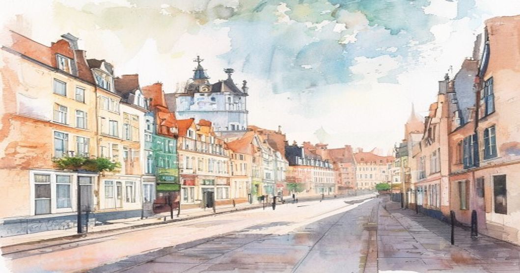 Aarhus — watercolour — Denmark