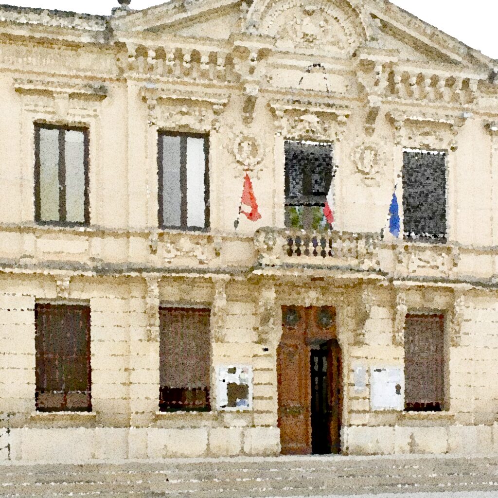 Aimargues — aquarelle — France