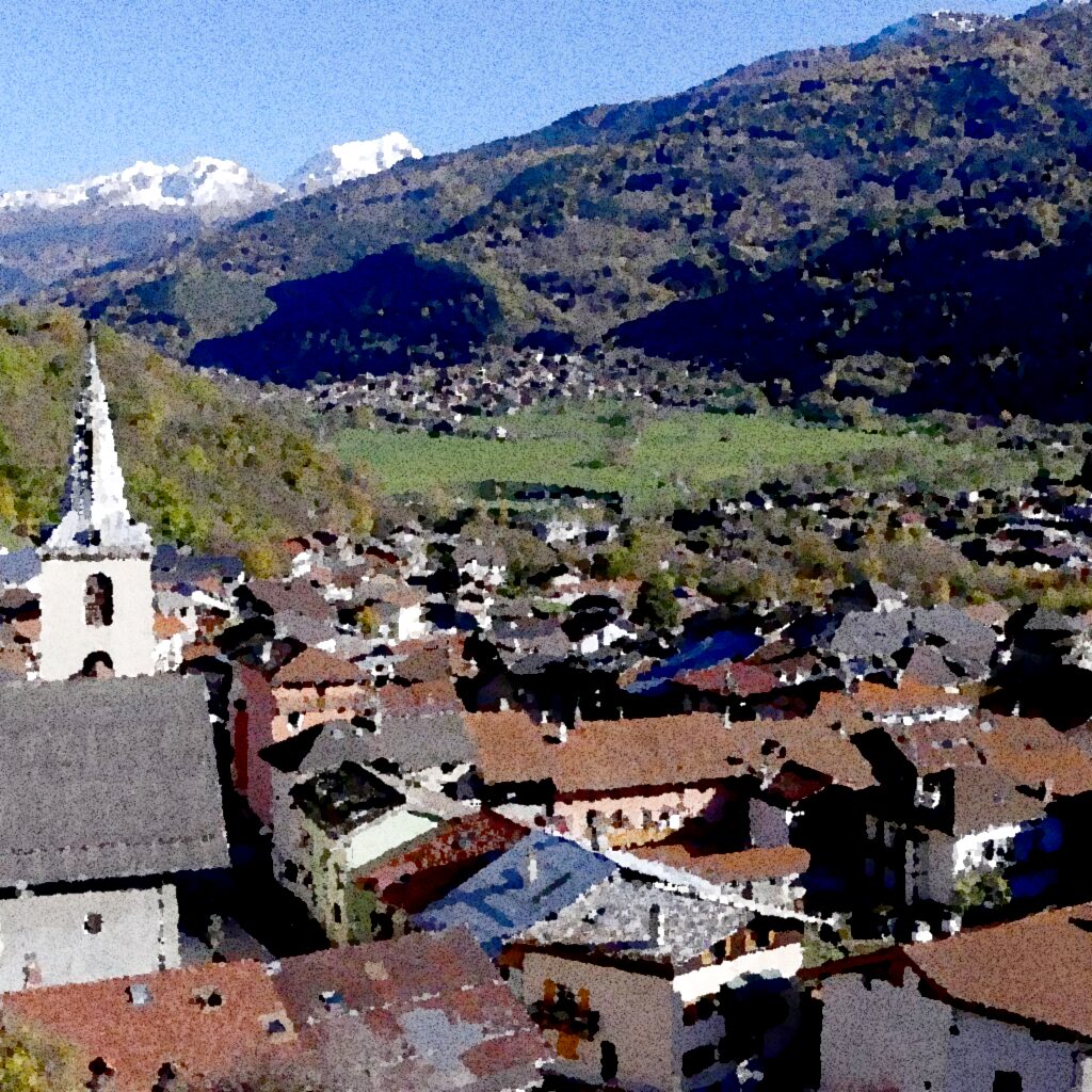 Aime-la-Plagne — aquarelle — France