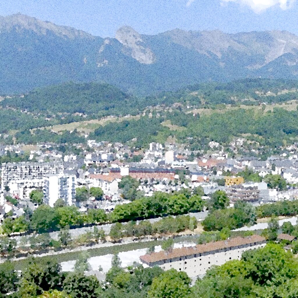Albertville — aquarelle — France