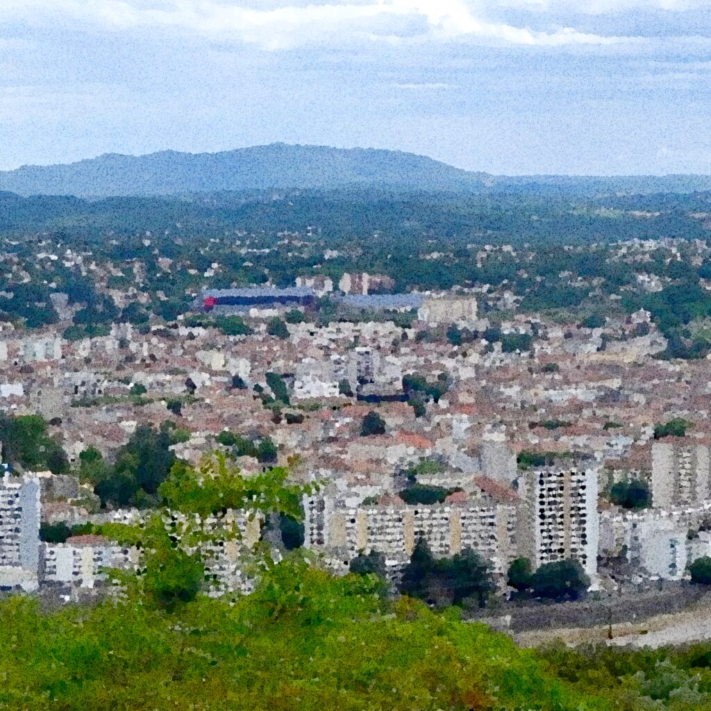 Alès — aquarelle — France