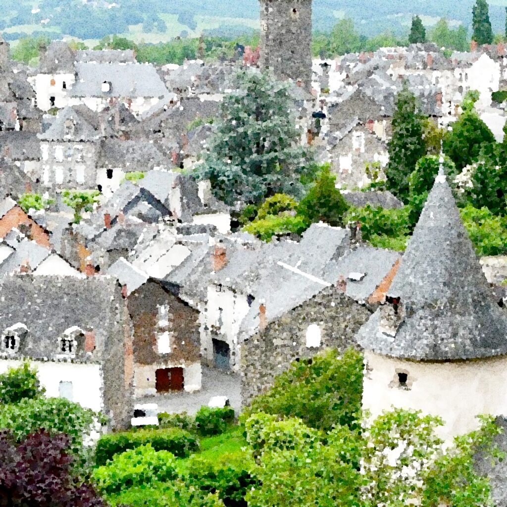 Allassac — aquarelle — France