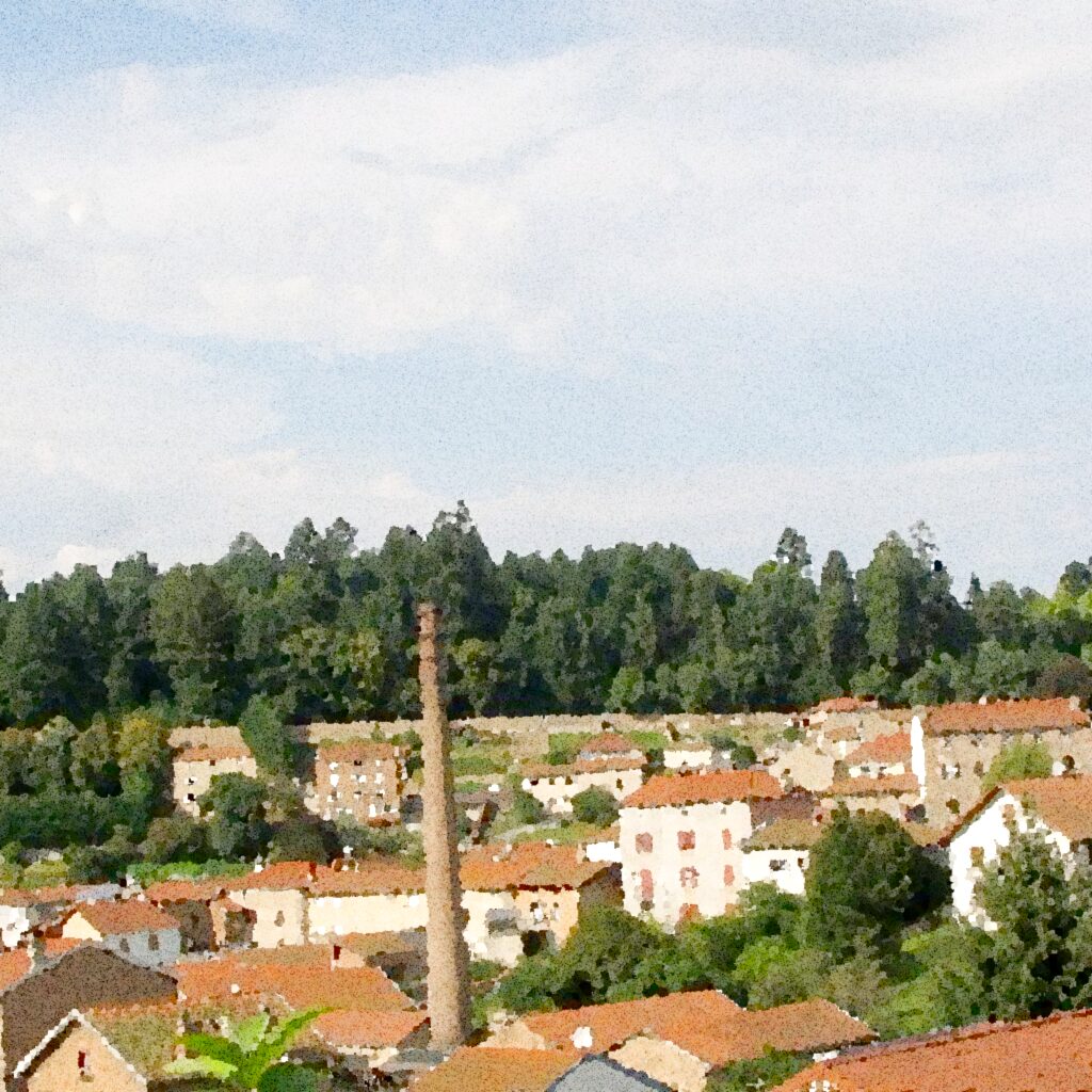 Amplepuis — aquarelle — France