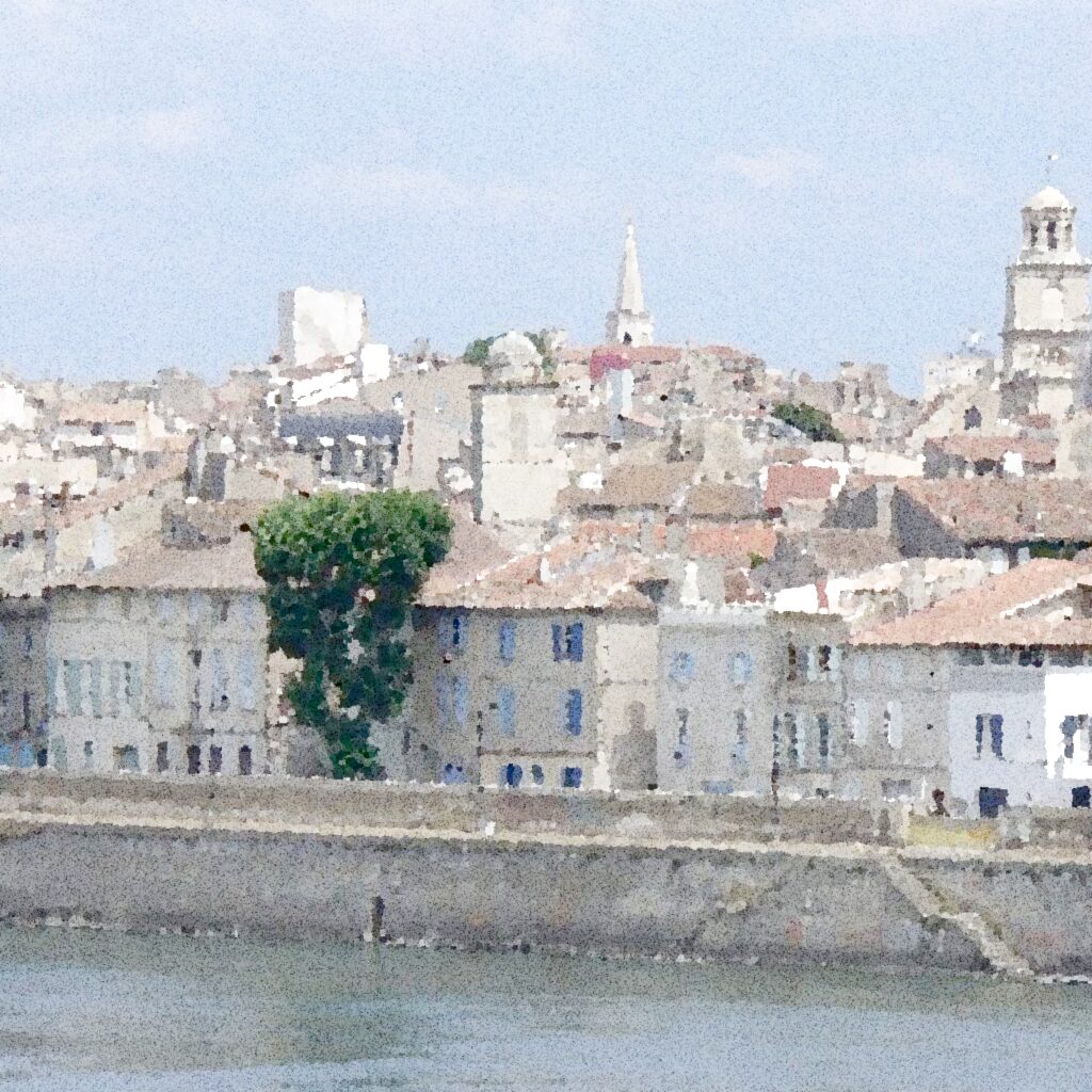 Arles — aquarelle — France