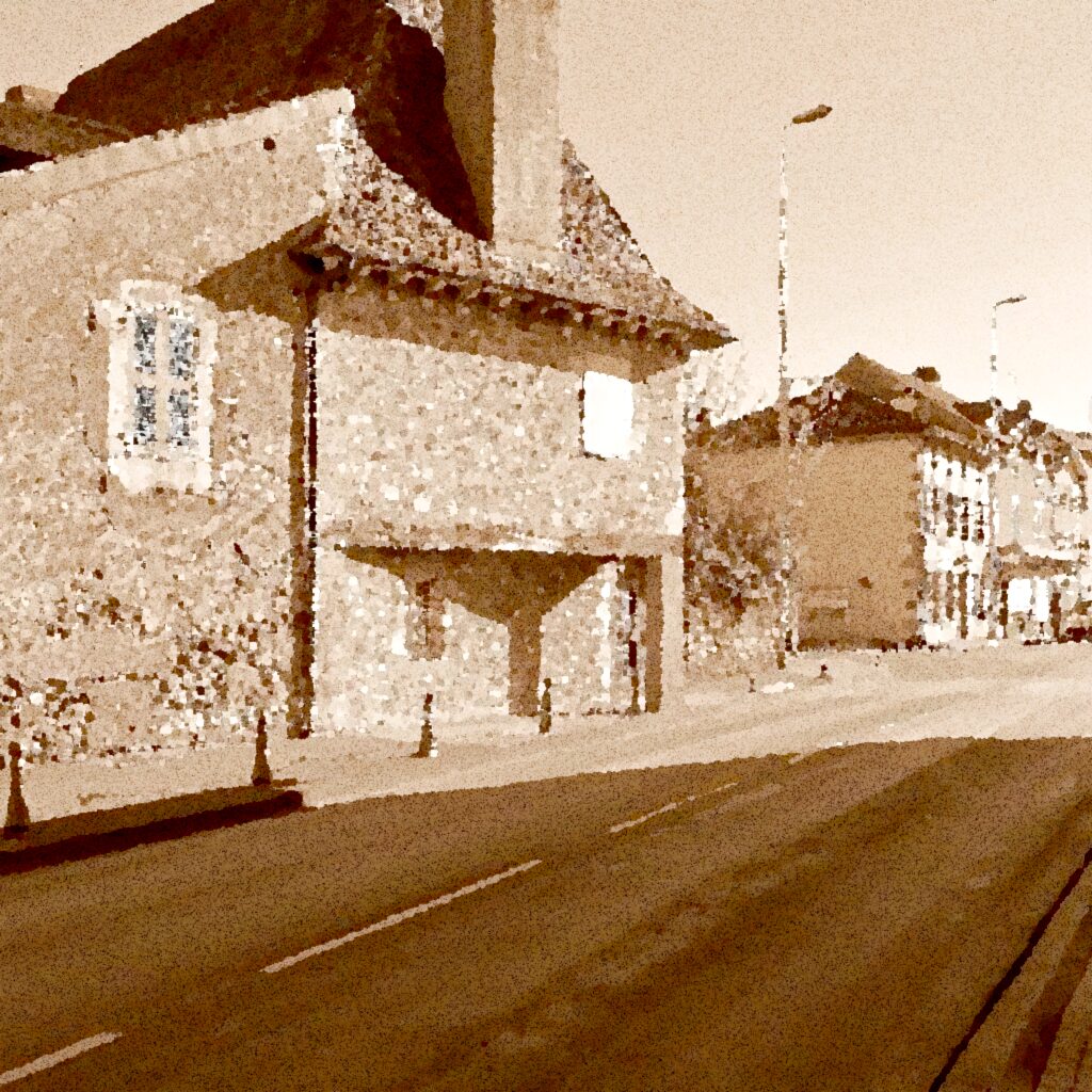 Arpajon-sur-Cère — aquarelle — France