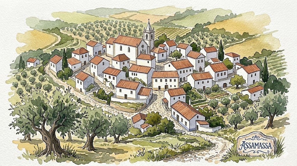 Assamassa — aquarelle — Portugal