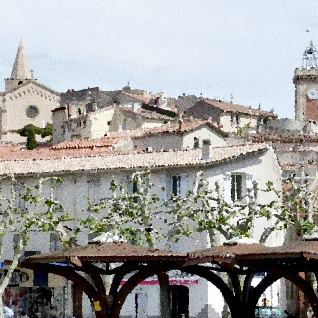 Aubagne — aquarelle — France