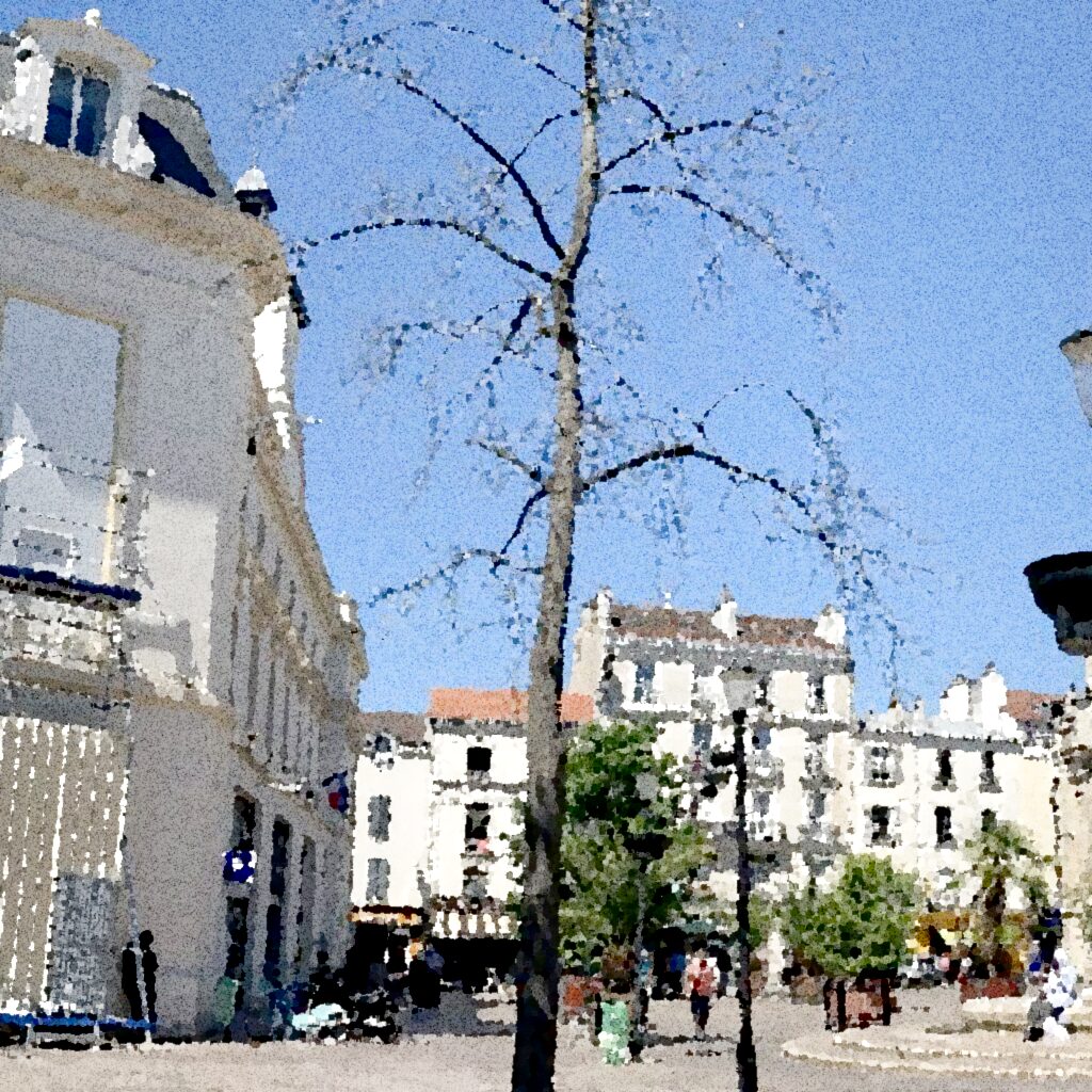 Aubervilliers — aquarelle — France