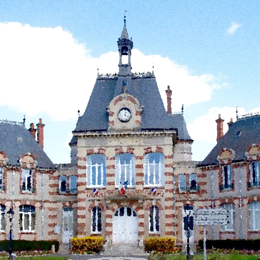 Auneau-Bleury-Saint-Symphorien — aquarelle — France