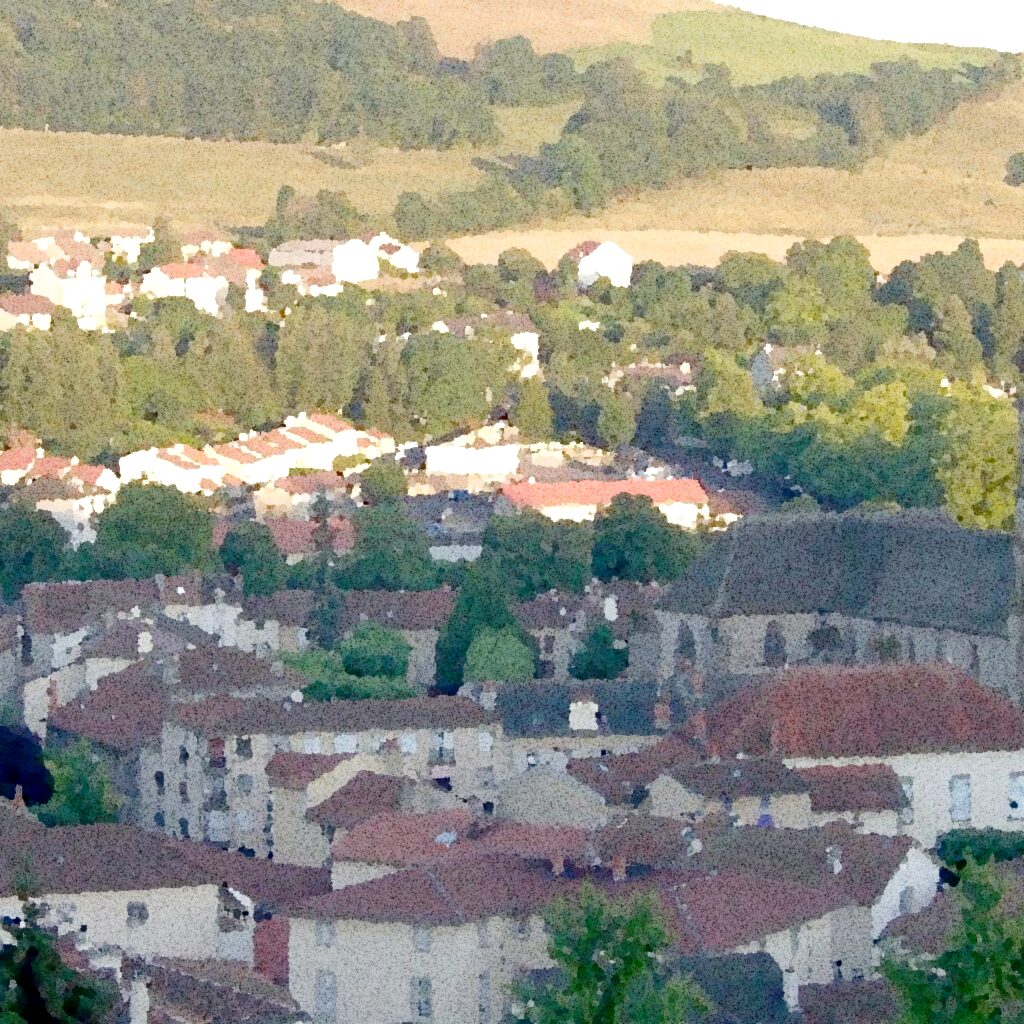 Aurillac — aquarelle — France