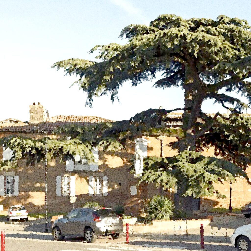 Aussonne — aquarelle — France