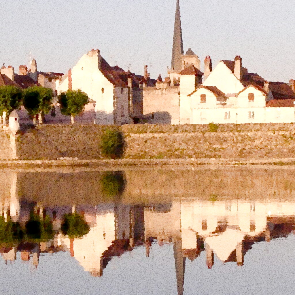 Auxonne — aquarelle — France