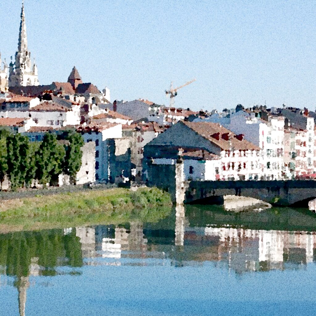 Bayonne — aquarelle — France