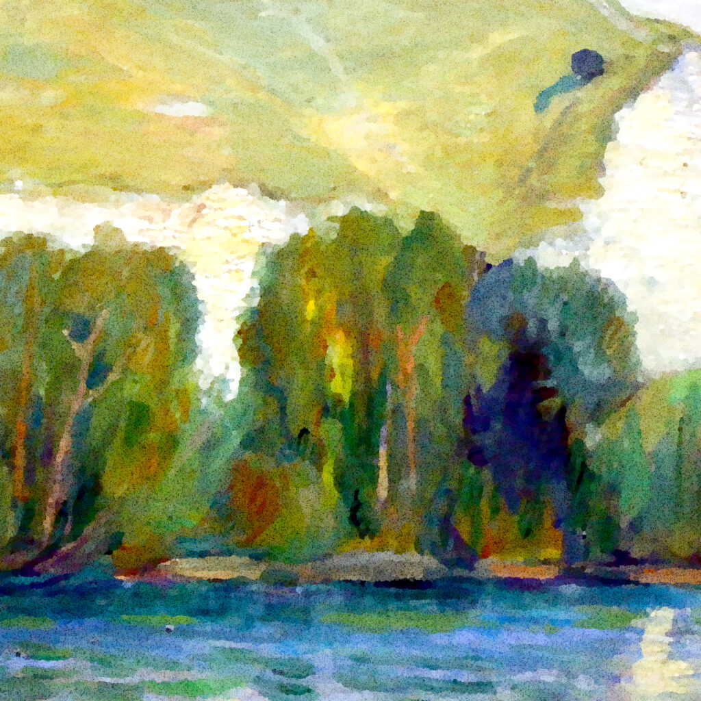 Belbeuf — aquarelle — France