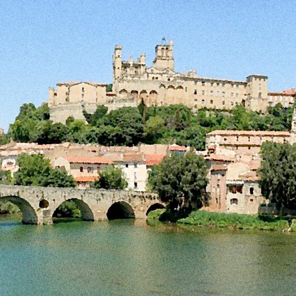 Béziers — aquarelle — France