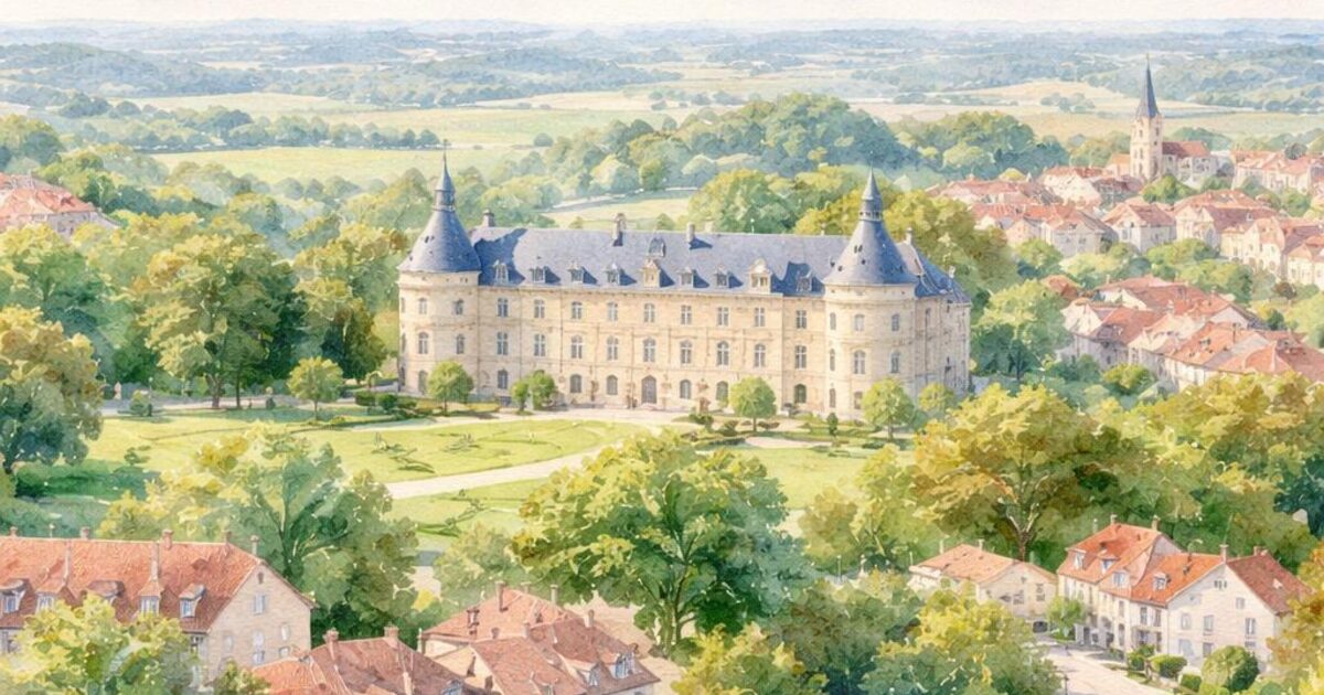 Bois-d'Arcy — aquarelle — France
