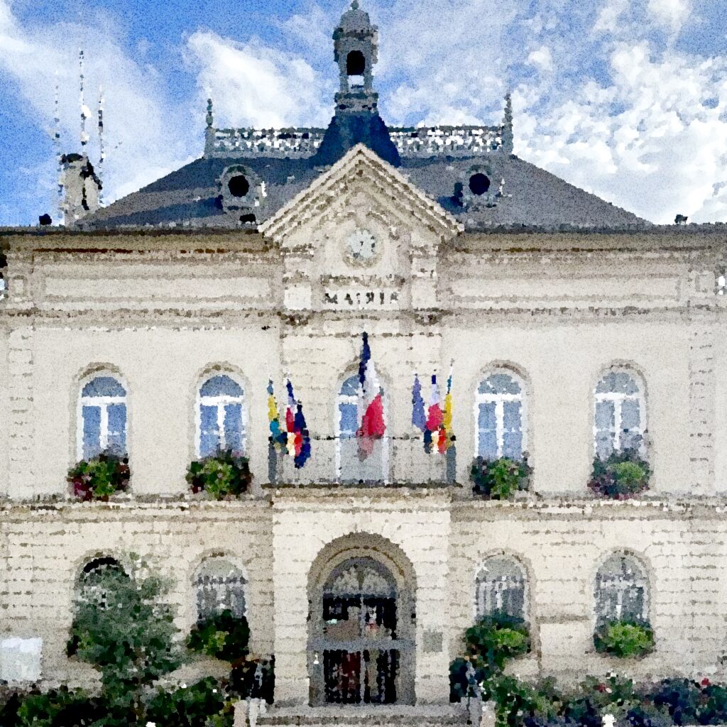 Bourg-la-Reine — aquarelle — France